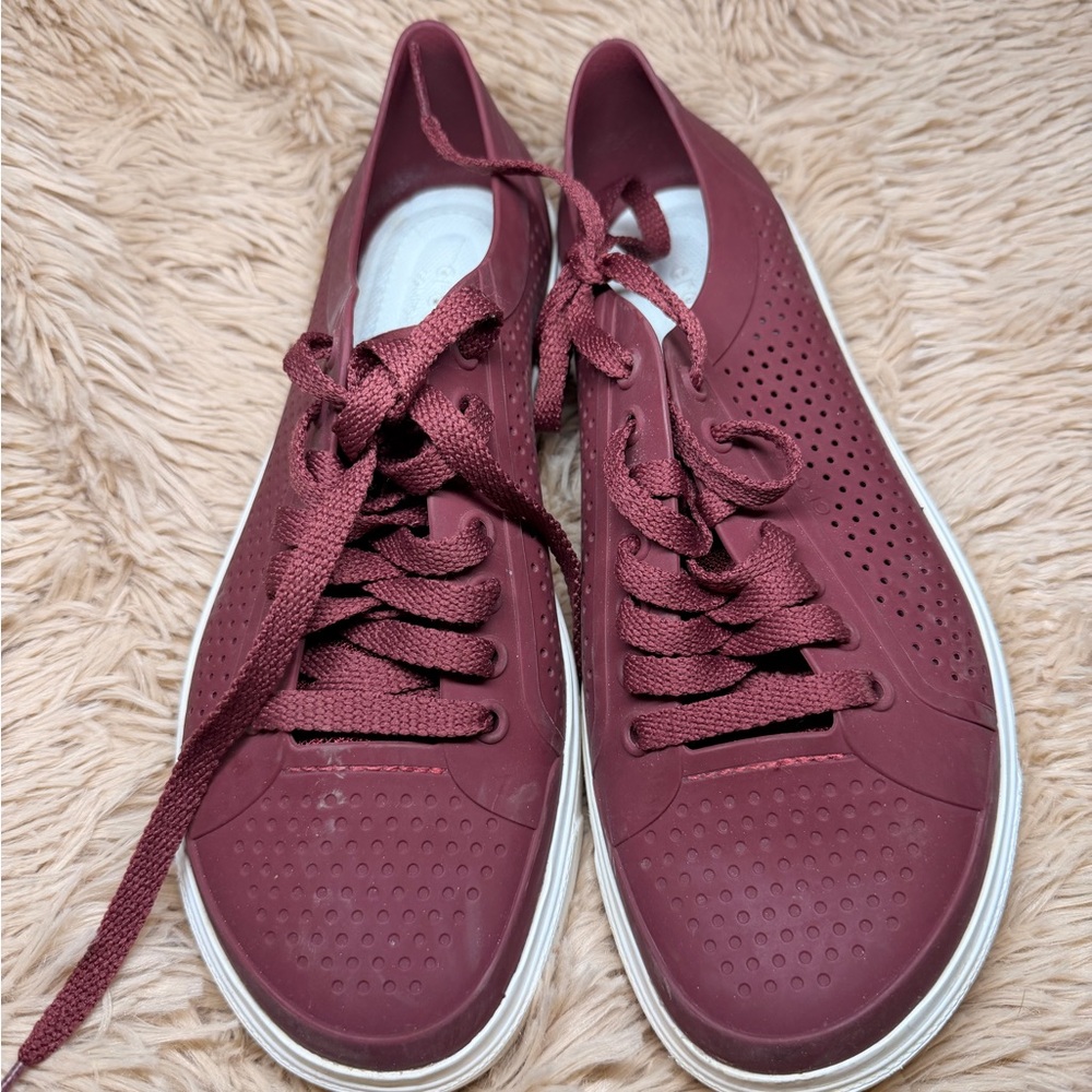 CROCS Women's Burgundy Court Shoes